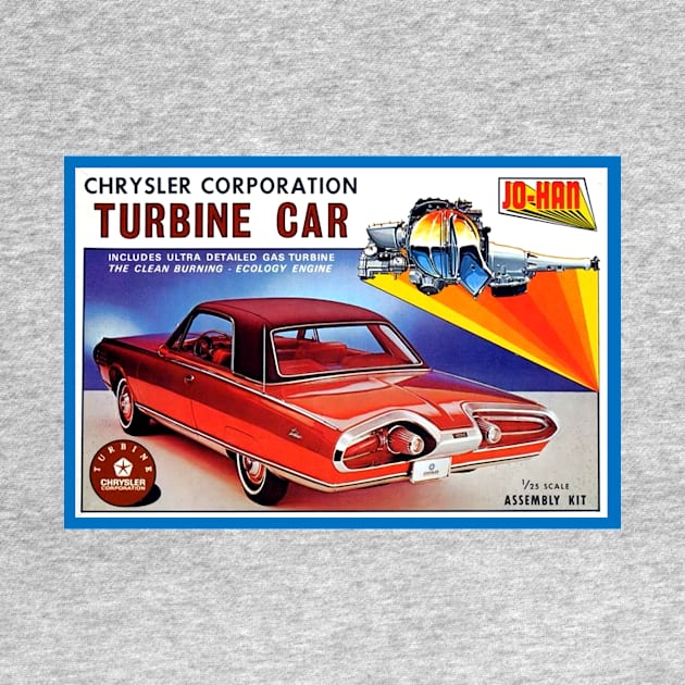 Vintage Jo-Han Turbine Car Box Art by Starbase79